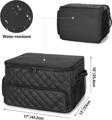 2 Layer Golf Trunk Organizer, Golf Car Locker with Individual Ventilated Compartment for 2 Pairs Shoes, Golf Car Storage Organizer for Balls, Clothes, Tees, Gloves, Accessories in Saudi Arabia