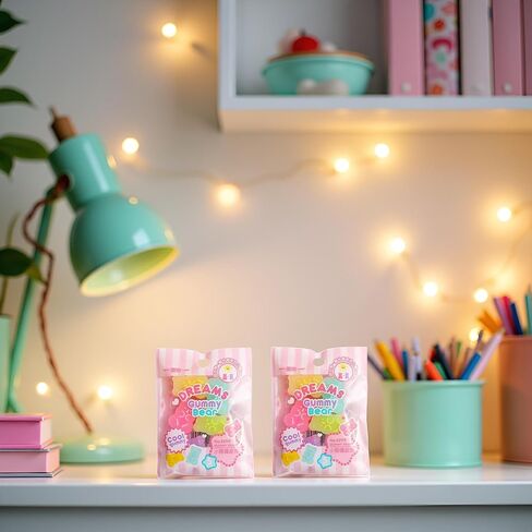 10Pcs Cute Erasers - Colorful Gummy Bear Cabochons | Cartoon Bear Pencil Erasers | Animals | Interactive Eraser Pets | Stationery Supplies School Reward in Kuwait