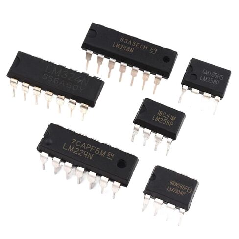 10 قطعة UA741 UA741CP LM324 LM393 LM339 NE555 LM358 DIP LM358N LM324N LM339N LM393N NE555P UA741CN دائرة مكبر للصوت IC(LM324) in Kuwait