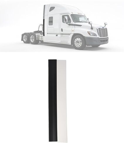 ALMULOO Cab Fairing Extension Compatible with 2008-2024 Freightliner Cascadia Semi Truck Replace for A2267112005 8.5'' Wide Sleeper Fairing Panel Black Behind Lower Passenger Side in Kuwait