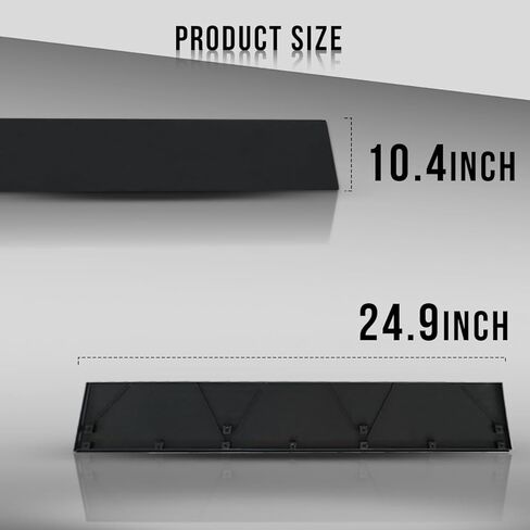 Bottom Lower Fairing Extension Compatible Freightliner Cascadia 2018-2024,Black in Kuwait