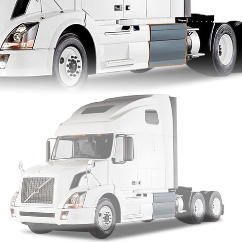 53" Middle Central Panel Side Fairing Left Side Compatible with Volvo VNL 2004-2017 670,not fit 780 (Left) in Kuwait