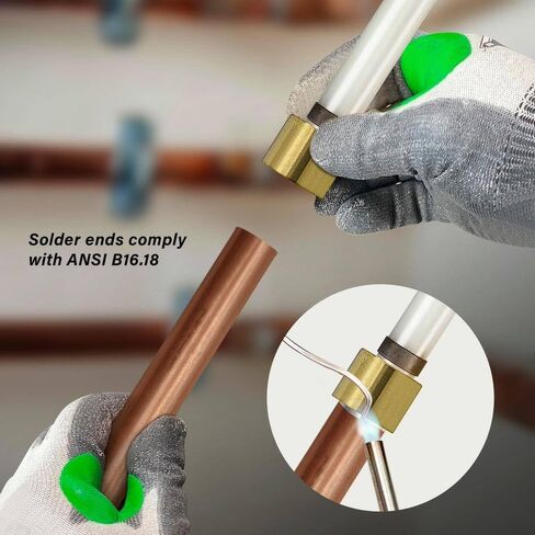 10 Pieces XFITTING 1/2" Pex x 1/2" Female Sweat Adapter, Pex B Crimp Version, Brass in Saudi Arabia