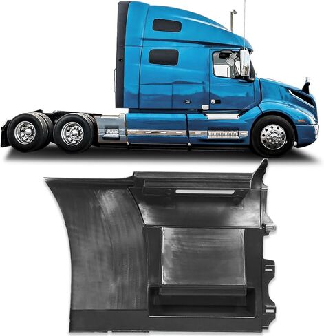 لوحة انسيابية خلفية جانبية مقاس 33.5 بوصة متوافقة مع VOLVO 2015-2017 SEMI-TRUCK، جانب محرك الأقراص الأيسر (VNL REAR FAIRING 37"، يمين) in Kuwait