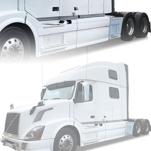 لوحة انسيابية خلفية جانبية مقاس 33.5 بوصة متوافقة مع VOLVO 2015-2017 SEMI-TRUCK، جانب محرك الأقراص الأيسر (VNL REAR FAIRING 37"، يمين) in Kuwait