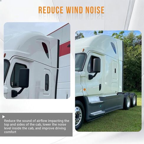 هدية علوية بيضاء متوافقة مع جانب Freightliner Cascadia 2008-2017-Drive (يسار) in Kuwait