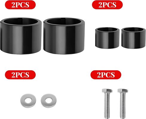 4PCS Car A Pillar Grab Handle Repair Kit, Aluminum Alloy Vehicle A Pillar Grab Handle Repair Bushing Set Replacement, Compatible with 2002-2009 Ram 1500 2500 3500 in Kuwait