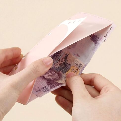 12 PCS A6 Cash Envelopes, A6 Binder Dividers Budget Envelopes with Tab Sticker for 6 Rings Budgeting Planner Inserts Supplies Accessories Pink in Kuwait