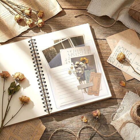 8 Pcs Adhesive Pockets for Planners, Clear Adhesive Corner Pockets, Index Card Pocket Planner Accessories, Clear Planner Pocket Add Storage Space to Folders Planners Accessories, 2 Styles in Kuwait