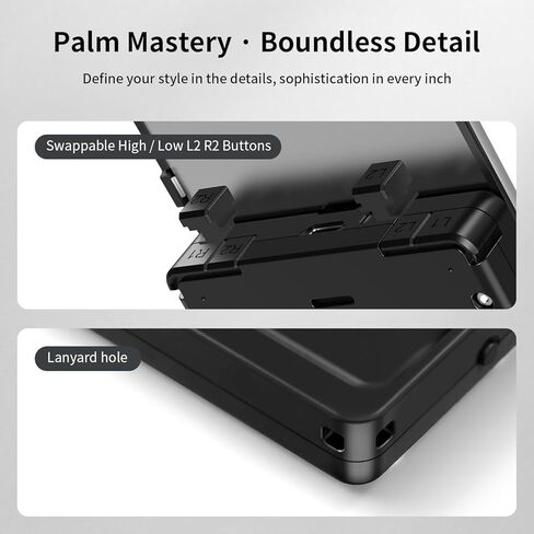 RG Rotate Retro Handheld Game Console, 3.5" Swivel Screen Android Portable Player, Unisoc T618 Chip 3GB+32GB, 2000mAh Battery, Aluminum Alloy + Plastic RG Rotate-Polar Black-NEW in Kuwait
