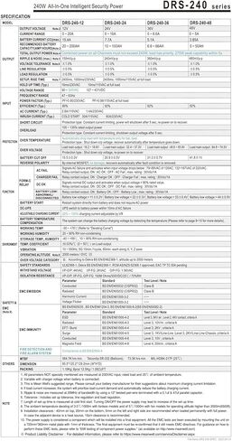 DRS-240-48 240 وات DRS-240 48V 3.85A in Kuwait