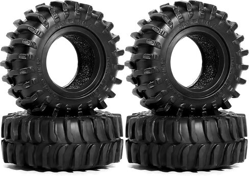 REDSPIDER 0.7'' Swamp Claw Tires OD 36mm*14mm For RC Axial SCX30 1/30 RC Crawler (Tires) in Kuwait