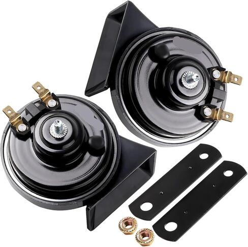 12V 120dB Musical Car Horn with 10 Sounds Waterproof & Super Loud Compatible With Cars Van Motorcycle in Kuwait