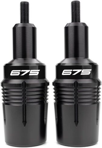 MOWOK Fit for 675SR 675SR-R 675NK 675SS 675 SR NK SS SRR Motorcycle Accessories Crash Protection pad Bobbins Pad Falling Protector Frame Sliders (Black) in Saudi Arabia