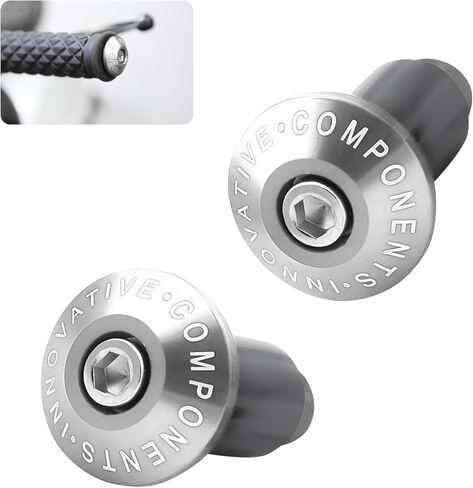 2 PCS 7/8" Motorcycle Handlebar End Caps, Universal Handle Bar End Weights Cap Accessories, Modified Handlebar Plugs for Most Motorcycles (Orange) in Kuwait