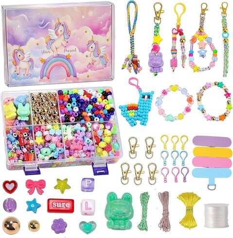 4500+PCS Pony Beads Kit Keychain Making Kits for Crafts,Beads Pets for Beginners,15 Colors Kandi Beads Bulk for Jewelry Making Friendship Bracelet,Animal Kit DIY Gifts with Attractive Packaging in Kuwait
