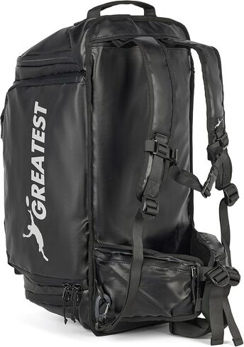 GREATEST Ultimate Frisbee Bag 60 Liter. Built in Insulated Cooler Pocket and Organization Compartments. Waterproof Sports Duffel Backpack for Outdoor Sports Travel & More (MOONLIGHT BLUE) in Saudi Arabia