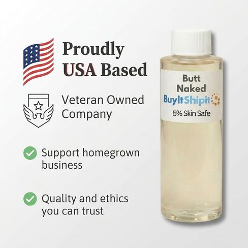 Butt Naked from Our Beach Collection - Perfect for Adding Aroma to Freshies, Candles, Room Sprays, and Diffusers - 8 oz in Kuwait