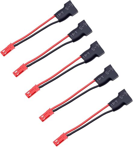 5PCS Servo to 4S Lipo Balance Port Connectors JST-XH Balance Male Plug to JST Male Plug Adapter in Saudi Arabia