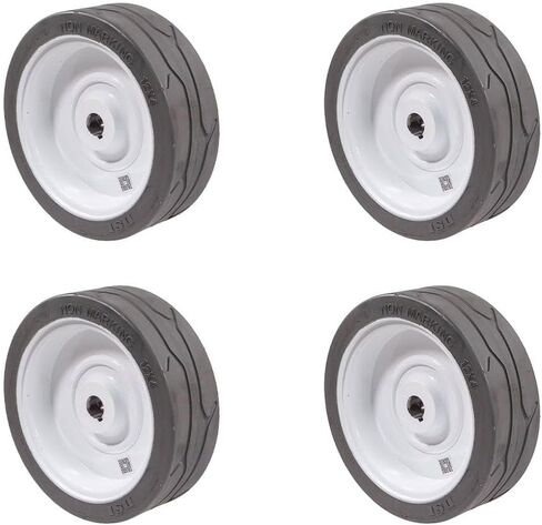 منتجات Mytee 2 حزمة إطارات SkyJack 209400 مقصية مقاس 12 × 4 بوصة للطراز SJ12، SJ16، SJ-III-3215/3219 | مجموعة العجلات غير المميزة in Kuwait