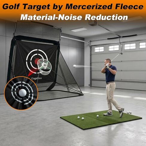 Golf Practice Hitting Nets for Backyard Driving Indoor Use Heavy Duty Practice Golf Driving Nets for Backyard Premium Portable Golf Impact Nets Cages with Frame and Net for Men in Saudi Arabia