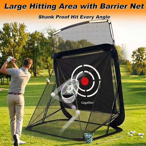 Golf Practice Hitting Nets for Backyard Driving Indoor Use Heavy Duty Practice Golf Driving Nets for Backyard Premium Portable Golf Impact Nets Cages with Frame and Net for Men in Saudi Arabia
