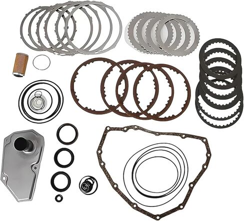 ناقل الحركة CVT Auto Drive Pulley Set Master Rebuild Kit 29 سنًا مع حزام/سلسلة طقم حشيات 901068 متوافق مع 2011-2015 Nissan Sentra سوزوكي Mitsubishi RE0F11A JF015E in Kuwait