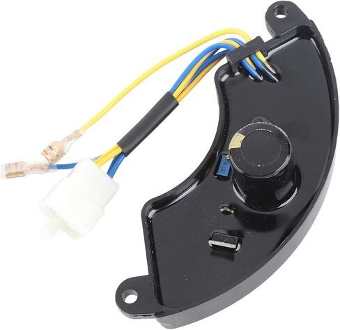 WALFRONT Generator Auto Voltage Regulator AVR Universal Replacement with Large Capacitor 6 Wires for 5-6.5KW Generators in Kuwait