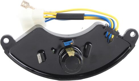 WALFRONT Generator Auto Voltage Regulator AVR Universal Replacement with Large Capacitor 6 Wires for 5-6.5KW Generators in Kuwait