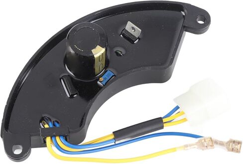 WALFRONT Generator Auto Voltage Regulator AVR Universal Replacement with Large Capacitor 6 Wires for 5-6.5KW Generators in Kuwait