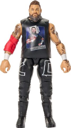 شخصية مجسمة من Mattel WWE Kevin Owens، سلسلة الحدث الرئيسي #163، نجم سوبر قابل للجمع مقاس 15.24 سم مع 14 نقطة مفصلية ومظهر يشبه الحياة in Kuwait
