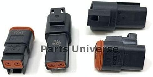 518 PCS DT Connector Kit Black 14AWG & 16AWG Solid Contacts & Pigtail Kit (Made in USA) in Kuwait
