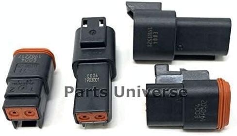 518 PCS DT Connector Kit Black 14AWG & 16AWG Solid Contacts & Pigtail Kit (Made in USA) in Kuwait