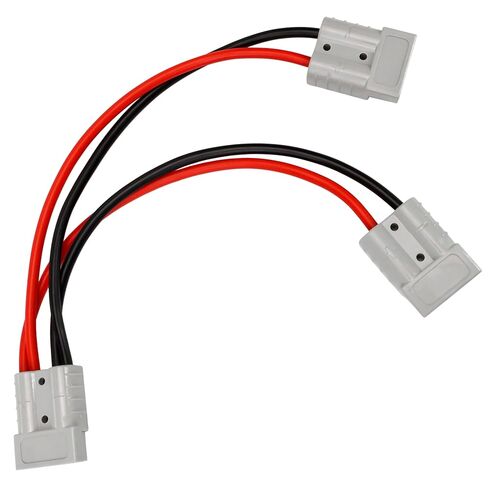 50A for Anderson Plug Connector Dual Y Adapter Battery Power Connector Forklift Power Plug with 6MM Car Cable 50 Amp 1 to 2 Electric Forklift Charging Plug Cable, Power Transfer for Lithium Batteries in Kuwait