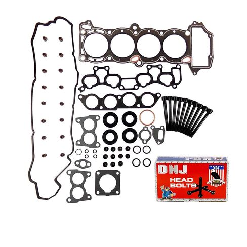 DNJ HGB640 مجموعة حشية رأس الأسطوانة مع مجموعة مسامير الرأس لـ 1991-1994 Nissan NX 1.6L 1597cc 97cid L4 DOHC in Kuwait