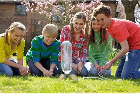 4M: Science in Action - Water Rocket - Bottle Rocket Launcher Kit, Soars Up to 98', Learn Action & Reaction Principles, Kinetic Energy Outdoor Project in Kuwait