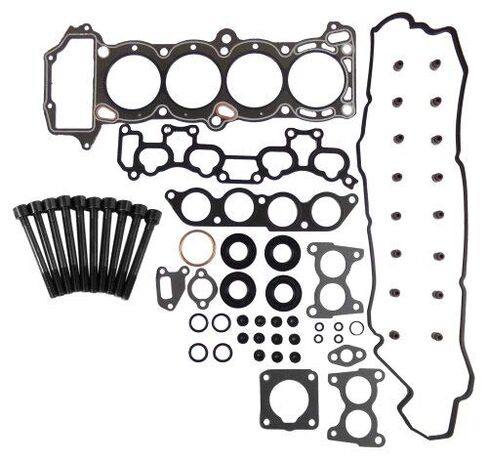 DNJ HGB640 مجموعة حشية رأس الأسطوانة مع مجموعة مسامير الرأس لـ 1991-1994 Nissan NX 1.6L 1597cc 97cid L4 DOHC in Kuwait