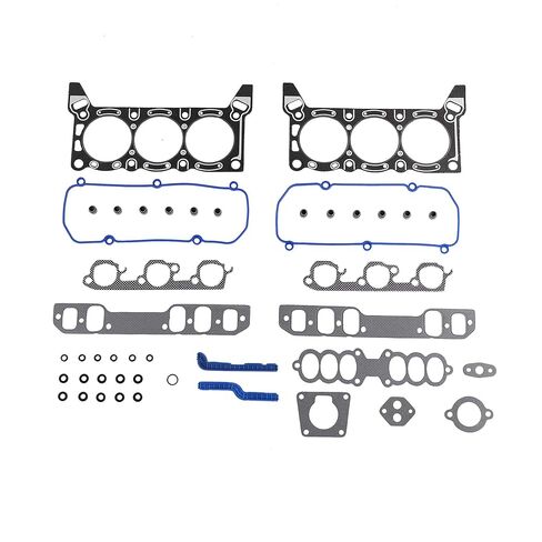 DNJ HGB4117 مجموعة حشية رأس الأسطوانة مع مجموعة مسامير الرأس لـ 1994-1995 Ford Thunderbird 3.8L 232cid V6 OHV in Kuwait