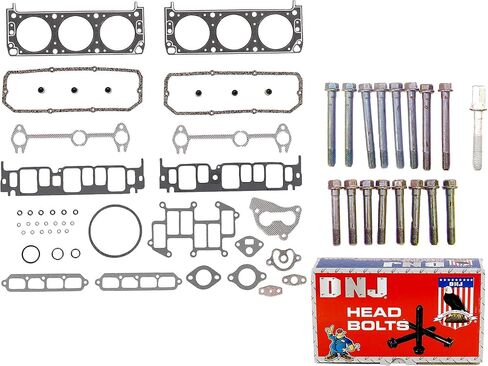 DNJ HGB3115 Cylinder Head Gasket set with Head Bolt Kit For 1990-1995 Chevrolet Lumina APV 3.1L 189cid V6 OHV in Kuwait