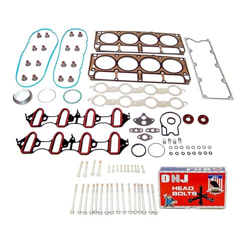 DNJ HGB3166 Cylinder Head Gasket Set with Head Bolt Kit for 2002-2003 Cadillac Escalade 5.3L 5328cc 325cid V8 OHV in Kuwait