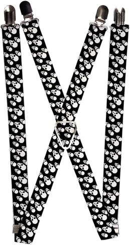 Buckle-Down unisex-adults Buckle-down Suspender - Skulls Suspenders in Saudi Arabia