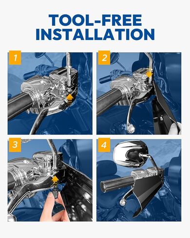 Coffin Cut Handguards Gloss Black Hand Guards Fit for Harley Touring Street Glide Road King Electra Glide Bagger 2014-2023, Hydraulic Clutch Style-Large in Kuwait