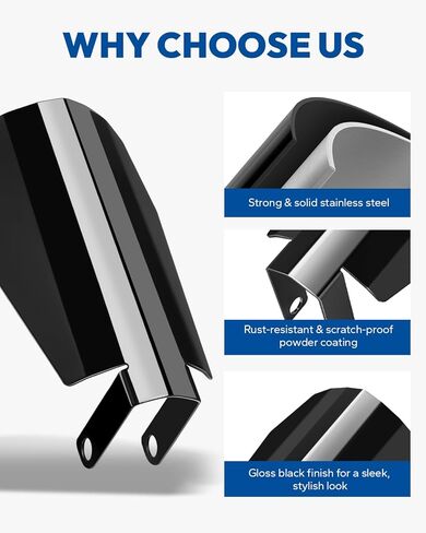 Coffin Cut Handguards Gloss Black Hand Guards Fit for Harley Touring Street Glide Road King Electra Glide Bagger 2014-2023, Hydraulic Clutch Style-Large in Kuwait