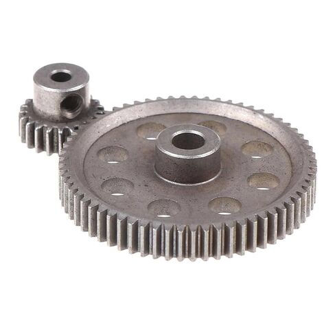 2pcs (21t+64t) 11184 11181 Differential Metal Main Gear 64t Motor Gear 21t in Kuwait