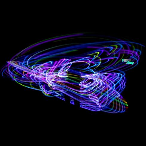 Light Up LED Hula Hoop Designed and Hand Crafted in Michigan with Beautiful Auto Strobing Rainbow Lights in Kuwait