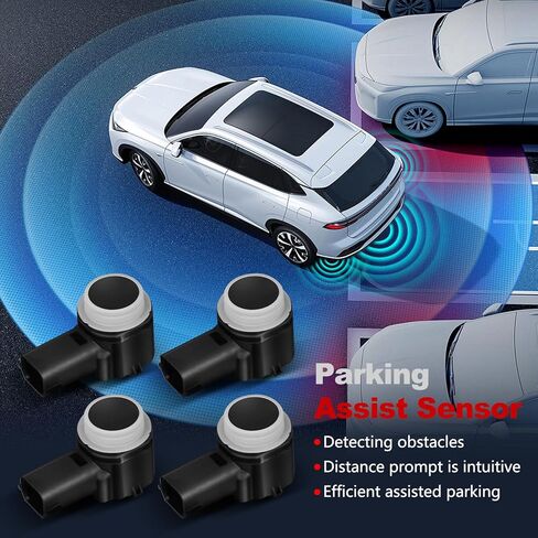 مستشعر مساعد وقوف السيارات متوافق مع Ford Edge Escape Expedition Explorer Flex Focus Fusion Mustang Taurus، لينكولن MKS MKT MKX MKZ Navigator، 8A53-15K859-ABW، أجهزة استشعار وقوف السيارات الاحتياطية العكسية in Kuwait