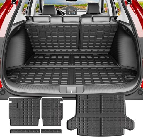 powoq Cargo Liner Compatible with 2023-2026 Honda HRV Car Trunk Mat TPE Backrest Mat Replacement for 2023-2026 Honda HRV Accessories (Rear Backrest Mat+Rear Trunk Mat) in Kuwait