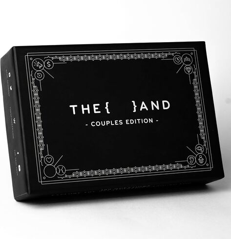 {THE AND} Couples Edition - 199 Meaningful Conversation Cards for Couples - Questions to Deepen Connection & Build Relationships - Date Night Card Game for Adults By The Skin Deep in Kuwait
