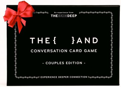 {THE AND} Couples Edition - 199 Meaningful Conversation Cards for Couples - Questions to Deepen Connection & Build Relationships - Date Night Card Game for Adults By The Skin Deep in Saudi Arabia
