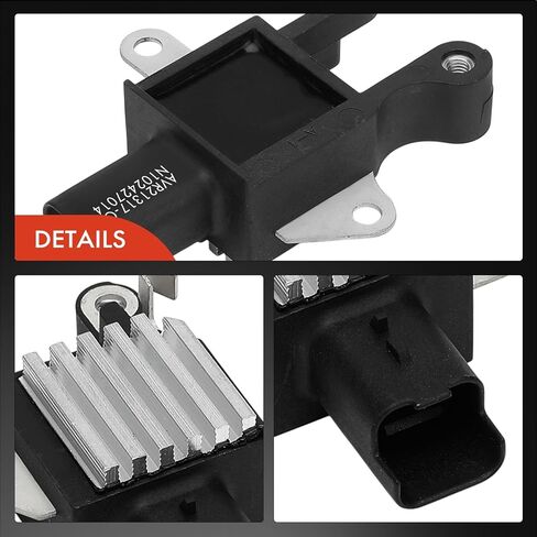 A-Premium Alternator Voltage Regulator Compatible with Jeep Liberty 2005-2006 2.8L & Alfa Romeo 159 2006-2011, 159 Sportwagon 2006-2011, Brera, Spider & Flat Croma, 14.4V A-Circuit 14.5 Vset in Kuwait